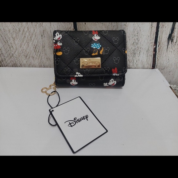 Disney Handbags - New Disney Mickey Mouse & Minnie Mouse Printed Wallet